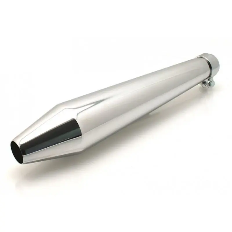 Silencieux Megaphone noir ou chrome | Brazoline