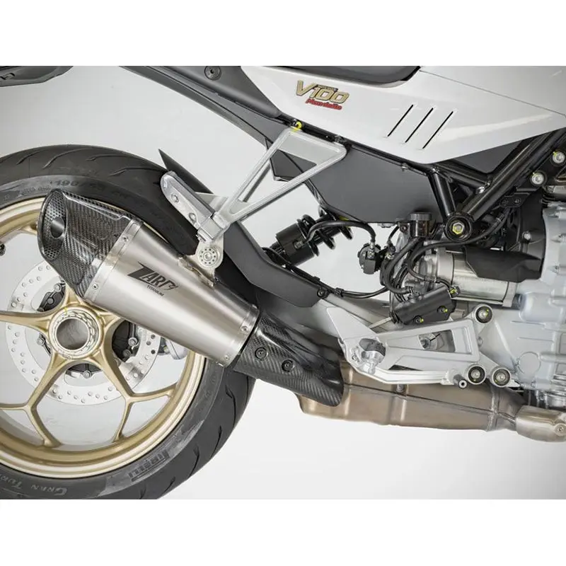 Silencieux titane Moto Guzzi V100 MANDELLO (2022-2024) | Zard