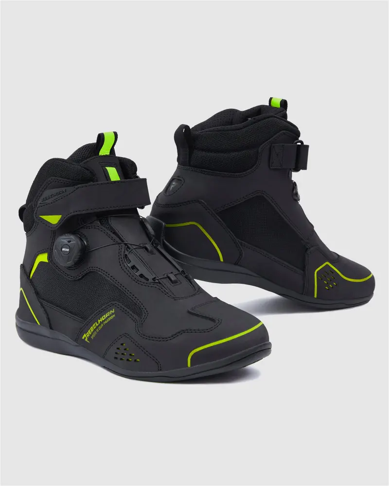Spark II Bottes Moto Jaune Fluo