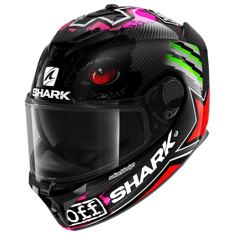 SPARTAN GT CARBON REPLICA REDDING Carbon Red Green