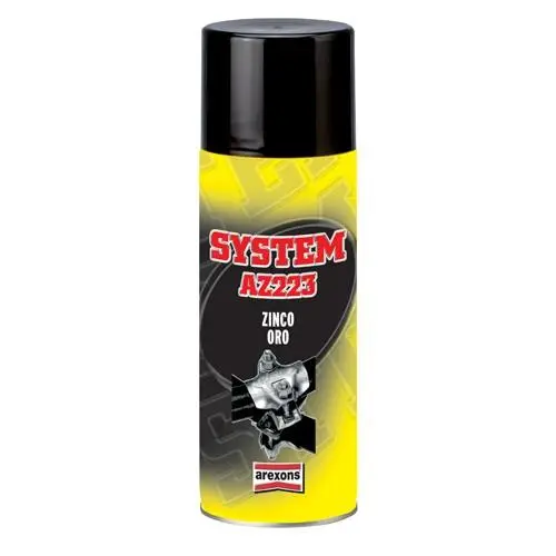 Spray Zinc d'or Anti-corrosion plastique fibre de verre et métal Arexons