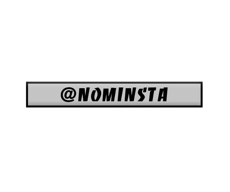 Stickers Nom Instagram personnalisable