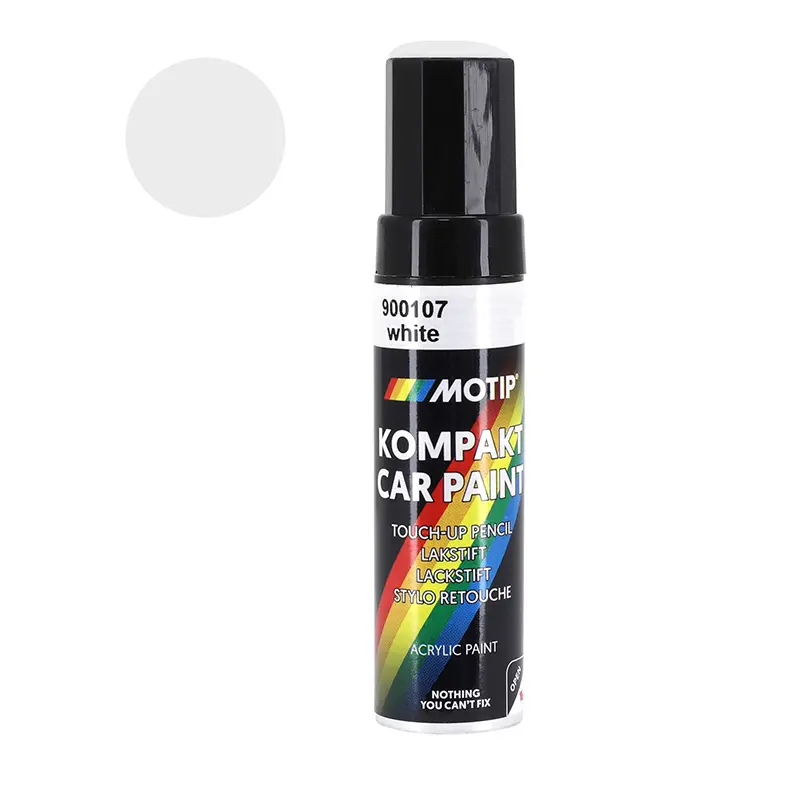 Stylo De Retouche Peinture Motip Blanc Brillant 12 Ml