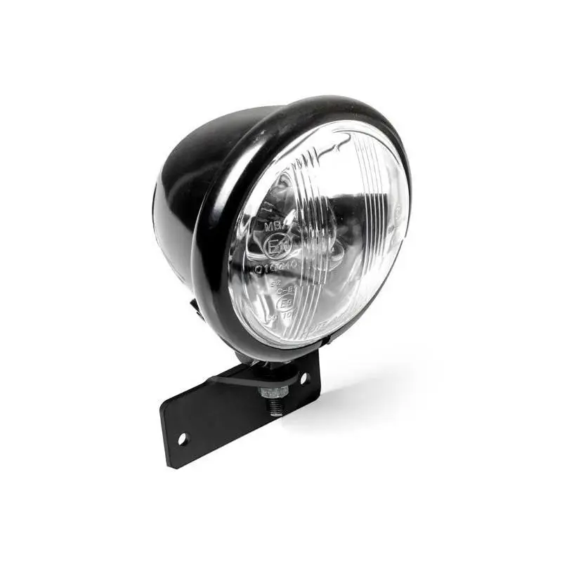 Support de phare sur té FARO anodisé noir Triumph