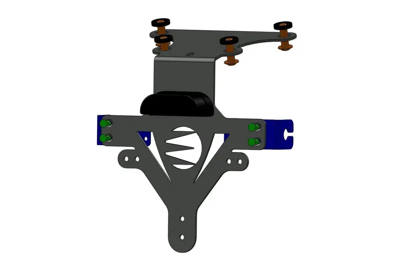 Support de plaque d'immatriculation SUZUKI GSR 750 2011-2016