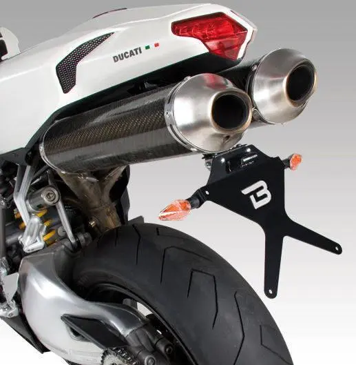 SUPPORT DE PLAQUE Ducati 848 / 1098 / 1198