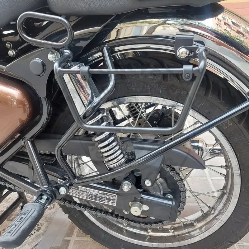 Support de sacoche Royal Enfield Classic 500 – Noir satiné