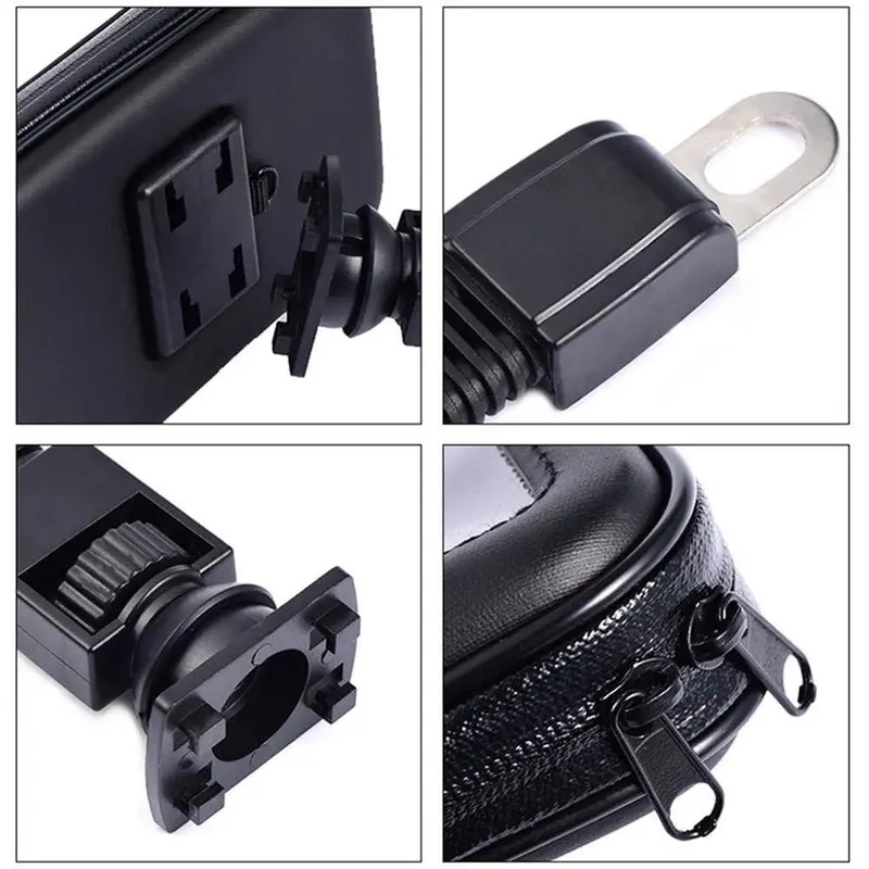Support de Téléphone Moto Étanche - AquaShield Pro