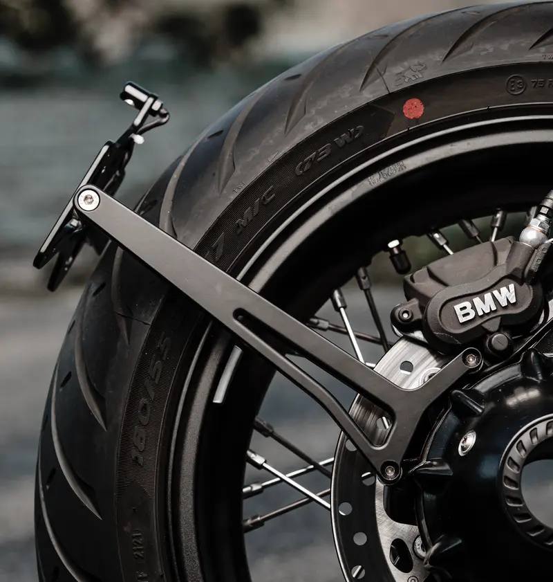 Support Immatriculation Lèche-Roue — BMW R nineT / R12