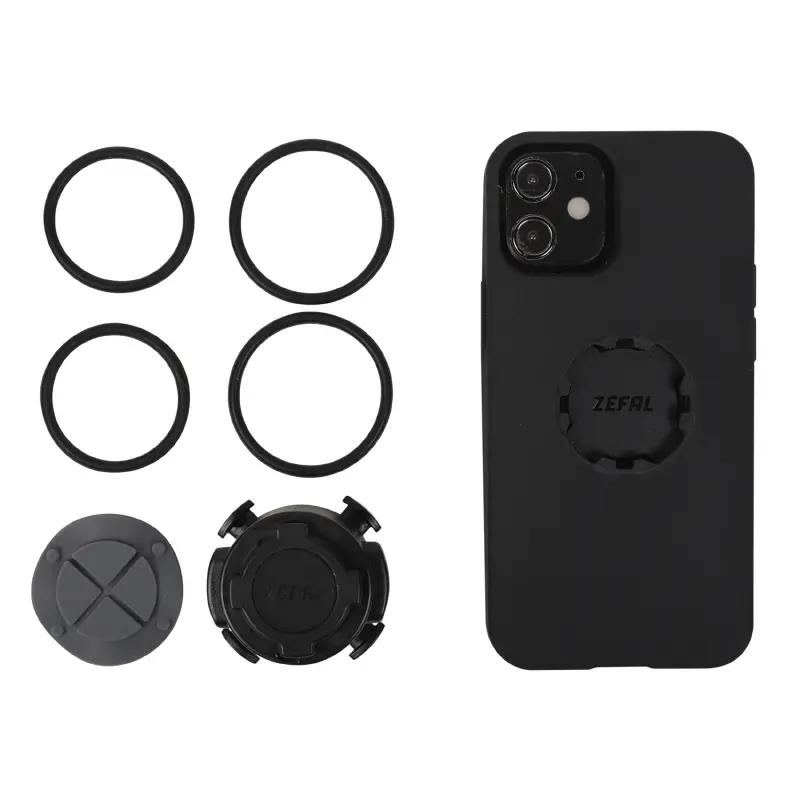 Support Smartphone-Telephone Zefal Z Console Lite Avec Protection Pour Iphone 12 Mini (5.4") Étanche Avec Support Rotatif