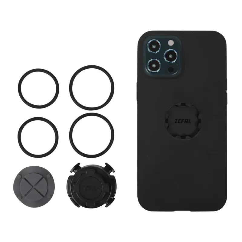 Support Smartphone-Telephone Zefal Z Console Lite Avec Protection Pour Iphone 12 Pro Max (6.7") Étanche Avec Support Rotatif