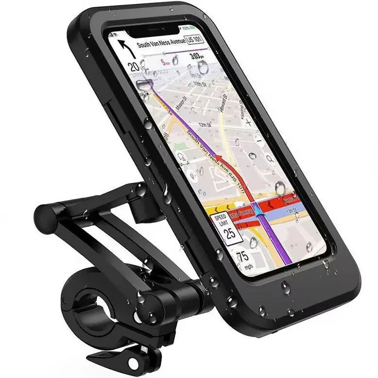 Support téléphone moto - Coque étanche Tactile