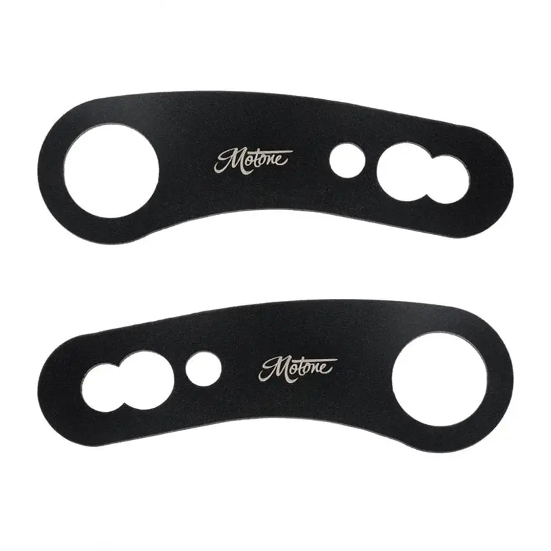 Supports clignotants à fixation sur amortisseurs | Motone Customs