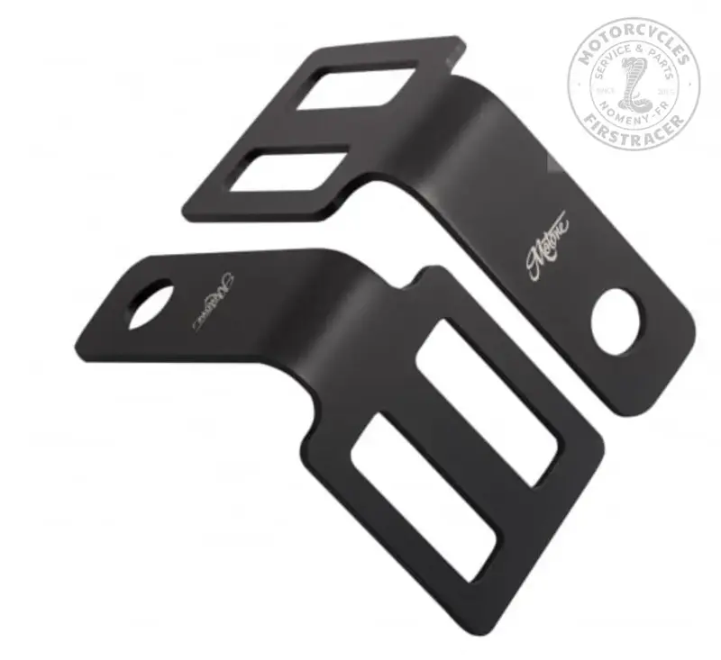 Supports Clignotants / Indicateurs en Aluminium CNC - Noir