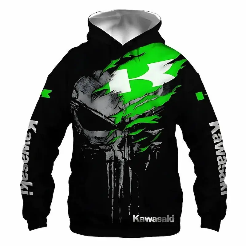 Sweat à Capuche KAWASAKi Punisher