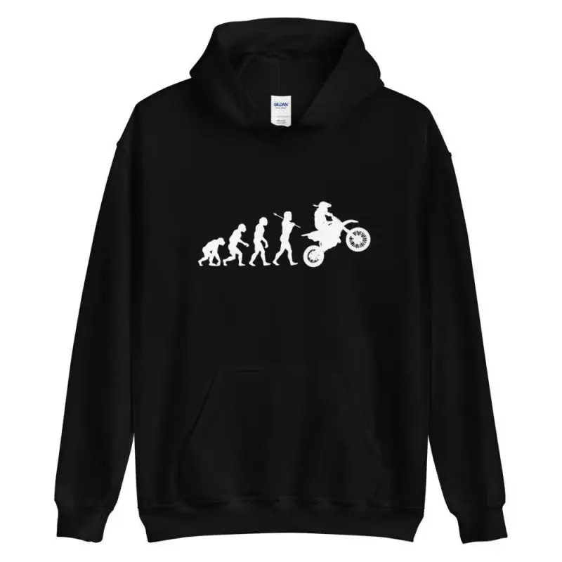 Sweat à capuche motard evolution