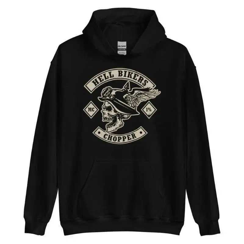 Sweat a capuche moto Hell Bikers