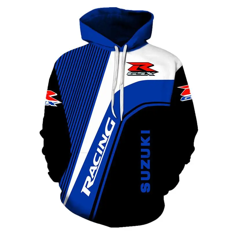 Sweat a capuche moto - Suzuki GSXR Racing | DESTOCKAGE