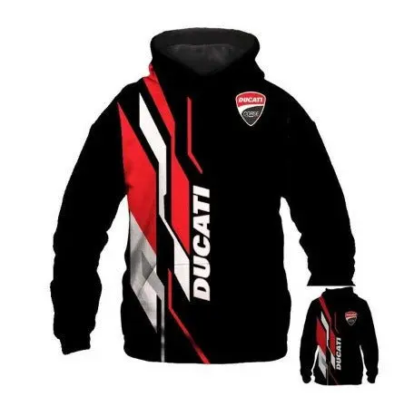 Sweat streetwear Ducati Racing – Léger, Respirant, Ultra Stylé