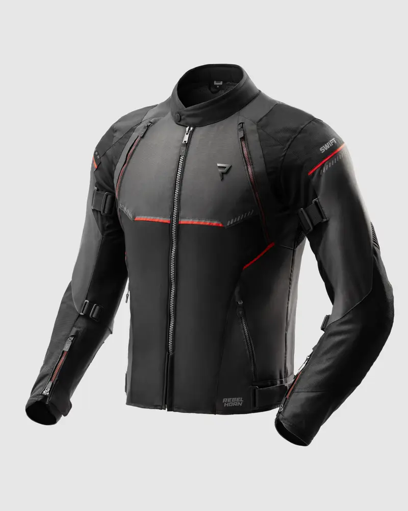 Swift Veste Moto Gris foncé