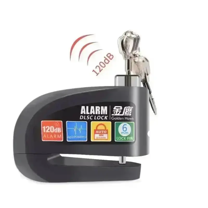 Système antivol moto avec alarme 120db