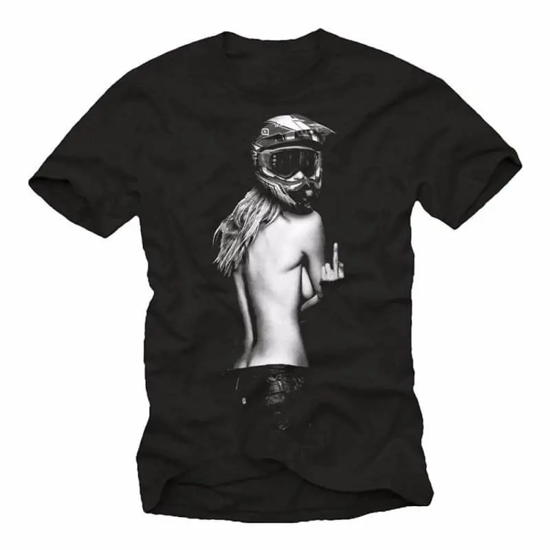 T-shirt biker - Fuck you