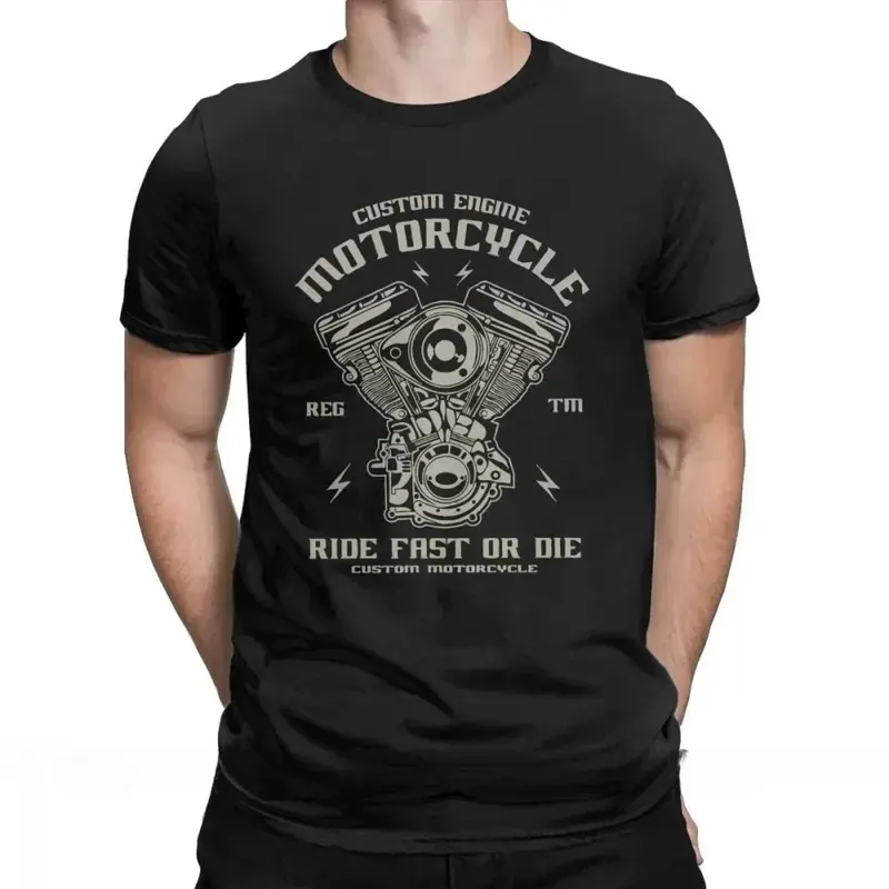 T-shirt biker - Ride fast or die
