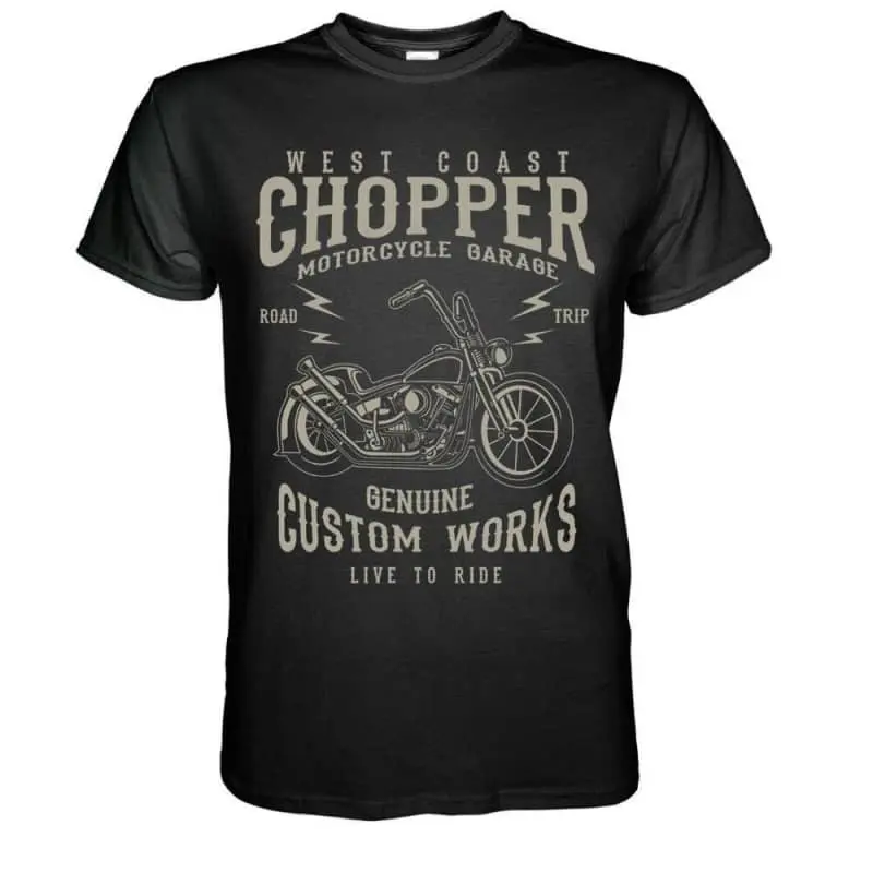 T-shirt biker - West coast chopper