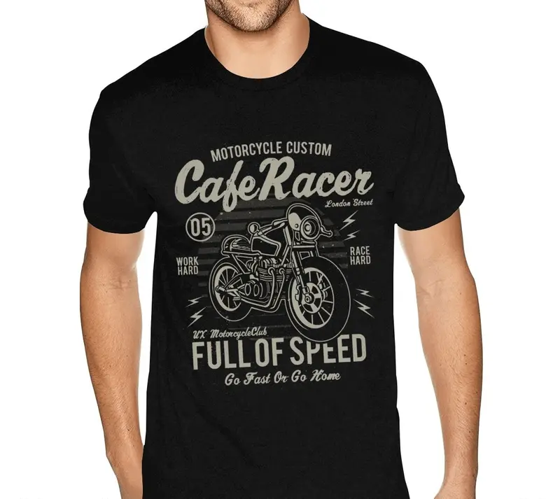 T-shirt de moto - Cafe racer biker