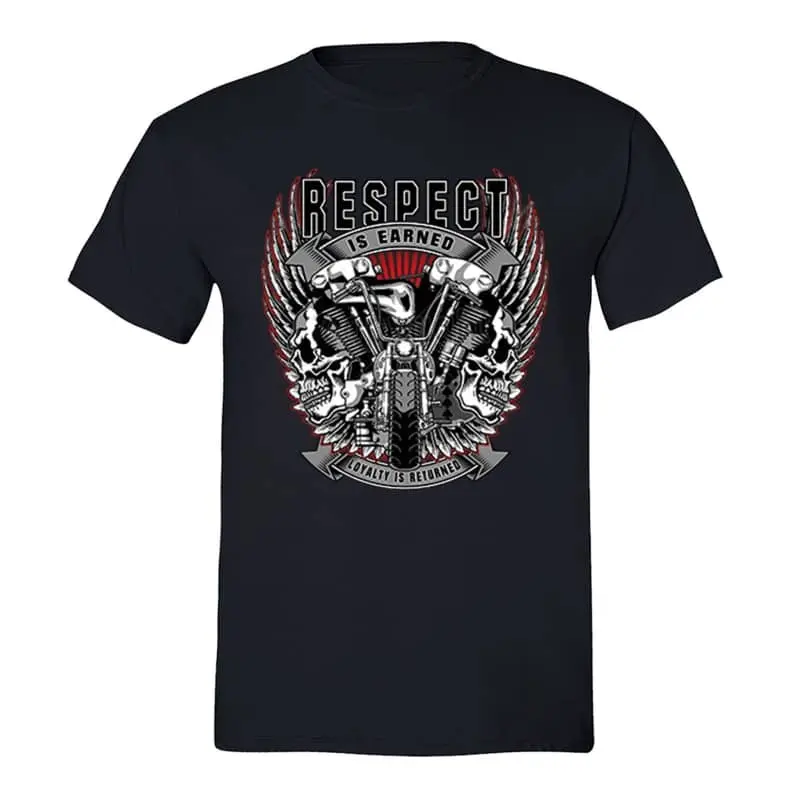 T-shirt de Moto - Respect