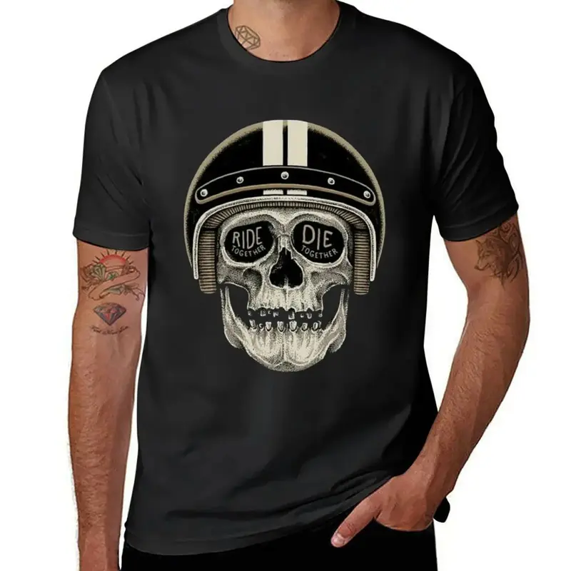 T-shirt motard - Ride Together Die Together