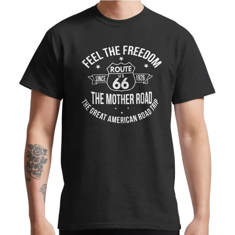 T-shirt moto - The Mother Road