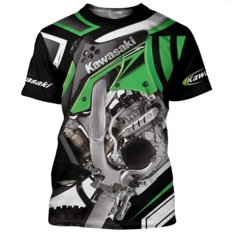 T-shirt motocross Kawasaki 250KX