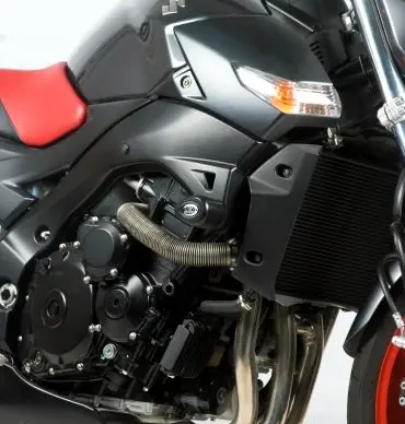 TAMPONS DE PROTECTION SUZUKI GSR 600 2006 À 2010 AÉRO R&G RACING / RRCP0284BL