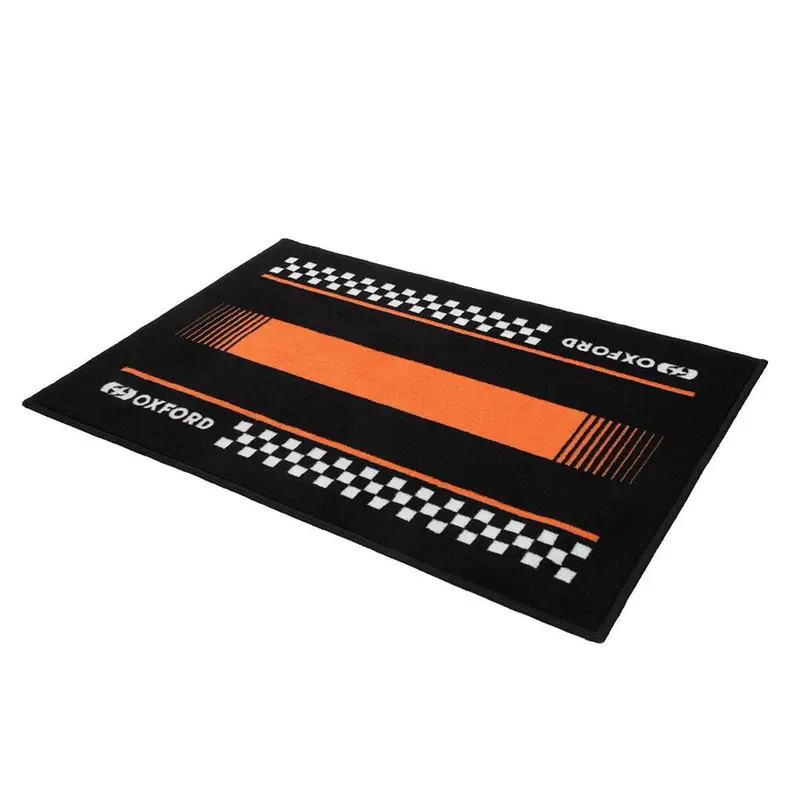Tapis d'Atelier Pitlane Orange 90 x 60cm OXFORD