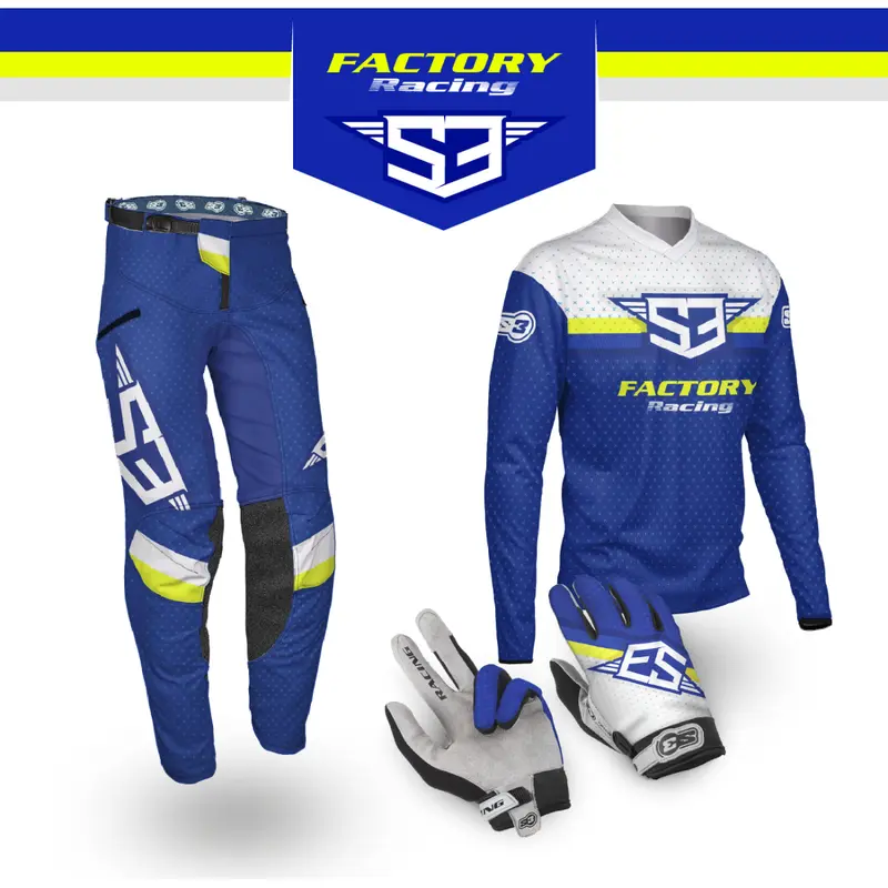 Tenue Racing Bleu S3 PARTS