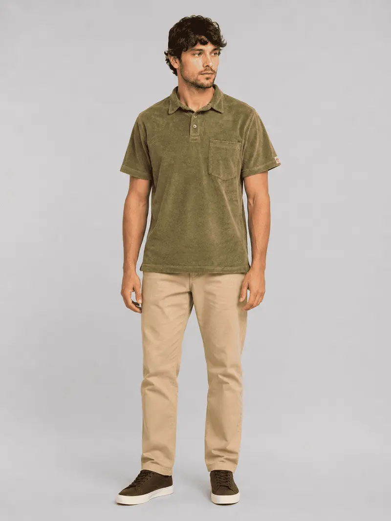 Terry polo