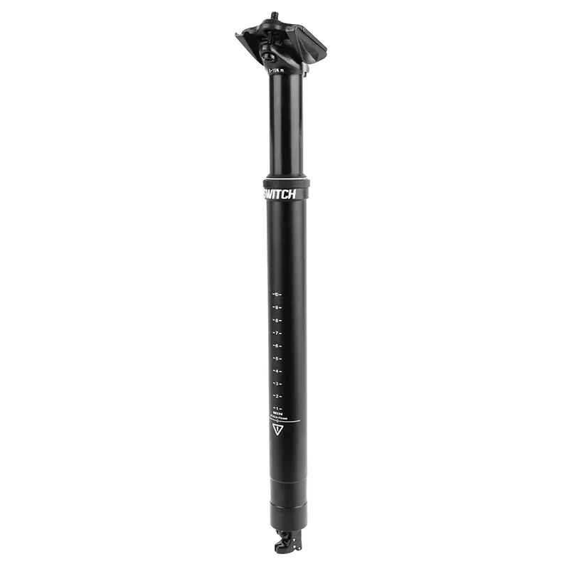 Tige De Selle VTT Télescopique Switch Swl-70 Alu Noir Diam. 30.9 L400 mm (Réglage Par Câble Interne Débattement 70 mm) Fixation Cintre