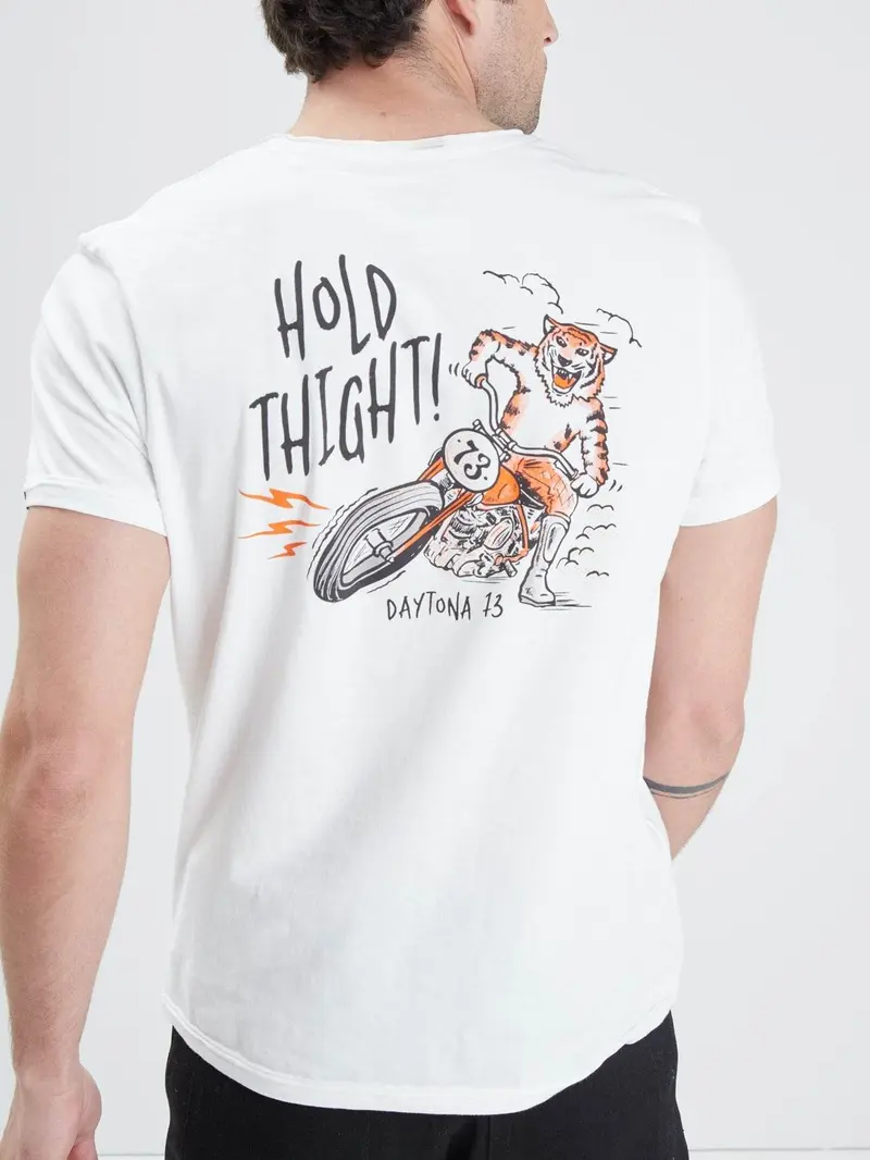 Tiger - T-shirt moto homme