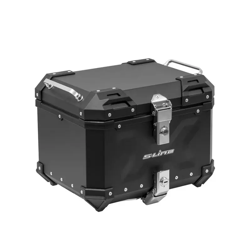 Top case moto 37L en aluminium noir - S-Line
