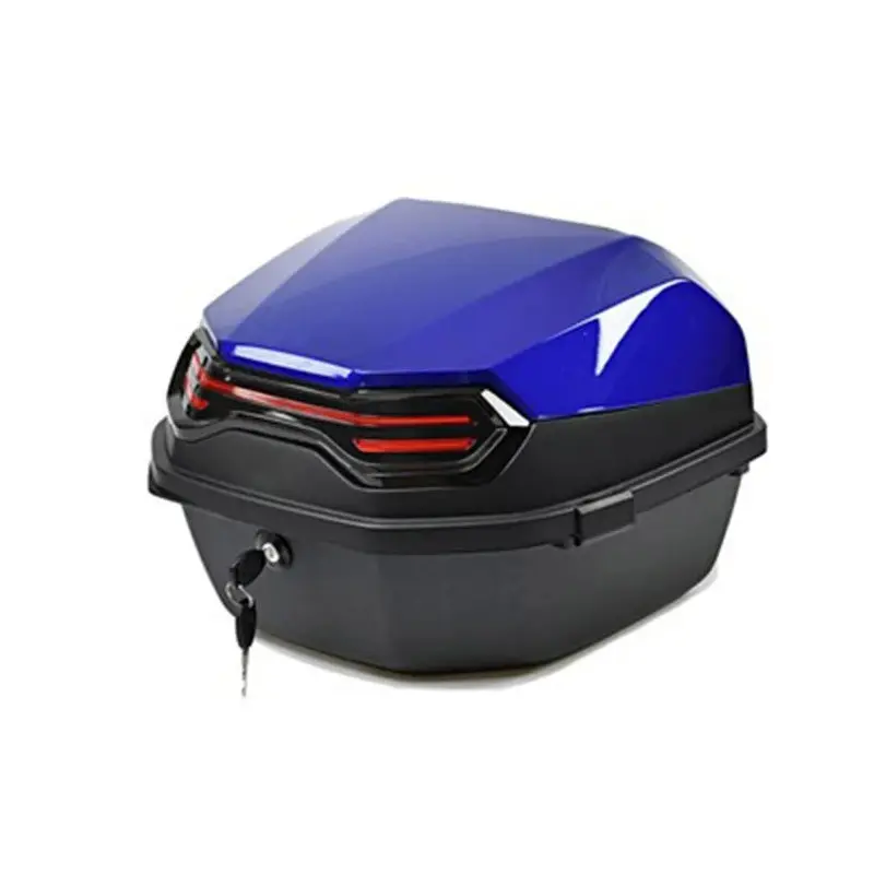 Top case moto - Bleu 30L