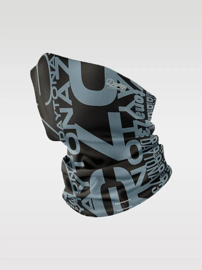 Tour de cou - Motif daytona 73 noir