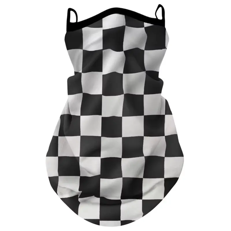Tour de cou moto - A carreaux