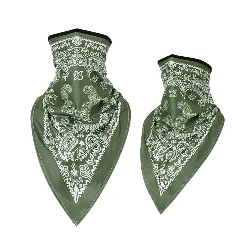 Tour de cou moto - Bandanas verts