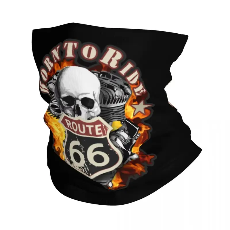 Tour de cou moto - Born to Ride Route 66