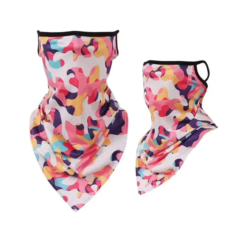 Tour de cou moto - Camouflage rose