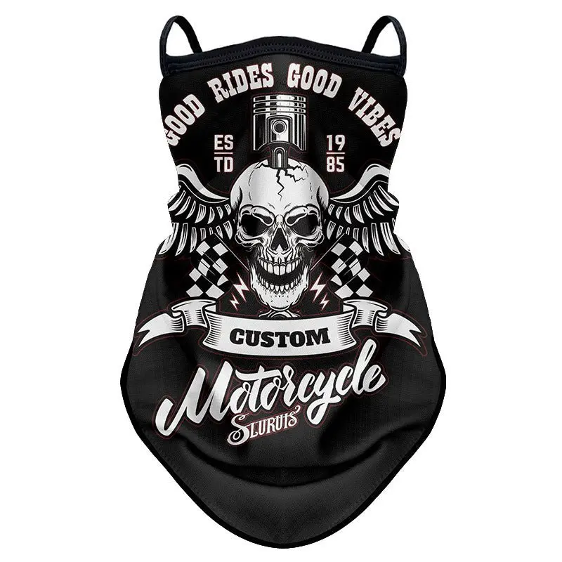 Tour de Cou Moto Custom | WINGEDSKULL