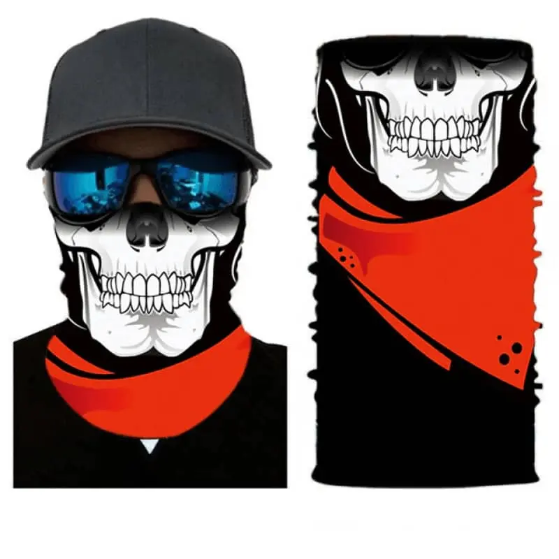 Tour de cou moto - Foulard rouge