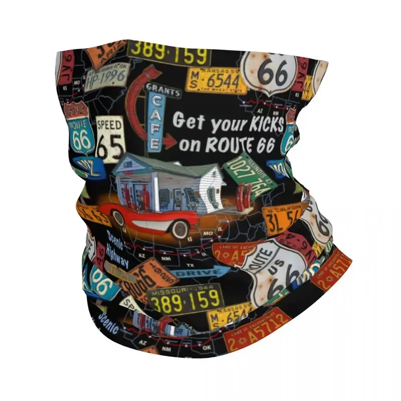 Tour de cou moto - Vintage Route 66