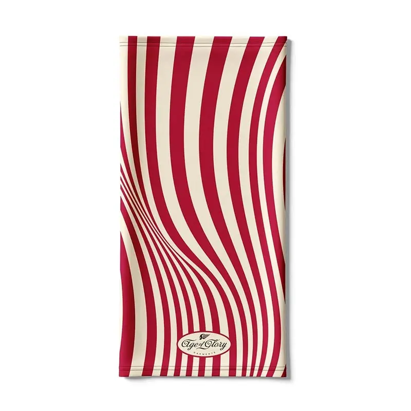 Tour de cou STRIPED FLAG vanille/rouge | Age of Glory